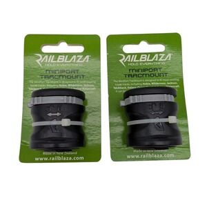 Railblaza MiniPort TracMount 2-Pack Kayak Track Mounts 03-4108-11 Black New